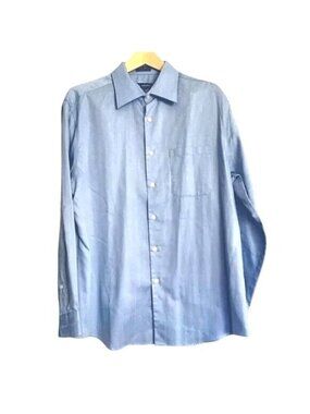 JOHN HENRY- MENS FITTED FRONT POCKET LONG SLEEVE BUTTON FRONT SHIRT SIZE X-LARGE